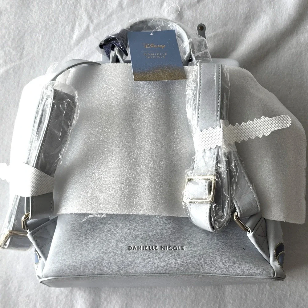 Disney Danielle Nicole Cinderella Castle Mini Backpack Blue Pink NCDB0160 NEW - Picture 7 of 8